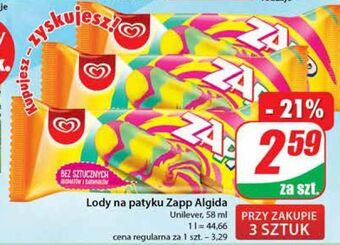 Dino Lód fruit algida zapp oferta