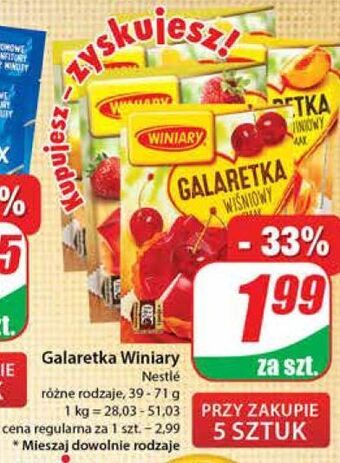 Dino Galaretka brzoskwiniowa winiary oferta