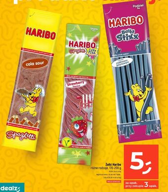 Dealz Żelki cola haribo spaghetti oferta