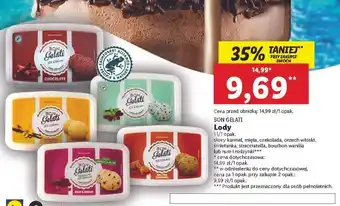 Lidl Lody smietankowe bon gelati oferta