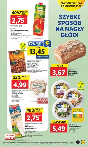 Lidl Sok pomidorowy solevita oferta