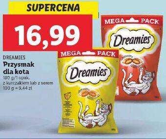 Lidl Przysmak dla kota z serem dreamies oferta