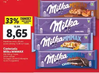 Lidl Czekolada crispy joghurt milka mmmax oferta