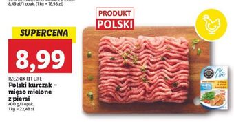 Lidl Mięso mielone z piersi kurczaka rzeźnik codzienna dostawa fit life oferta