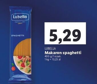Lidl Makaron spaghetti lubella oferta