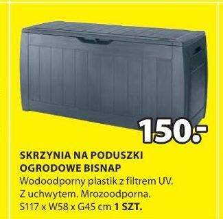 JYSK Skrzynia na poduszki ogrodowe oferta