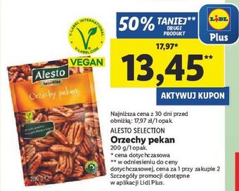 Lidl Orzechy pekan alesto oferta