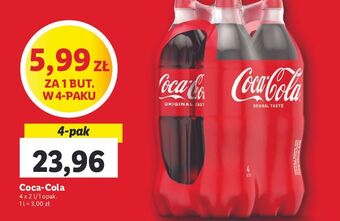Lidl Napój coca-cola oferta
