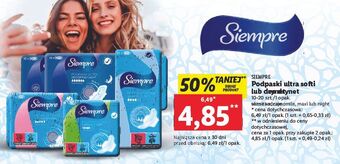 Lidl Podpaski ultra deo drynet maxi siempre oferta
