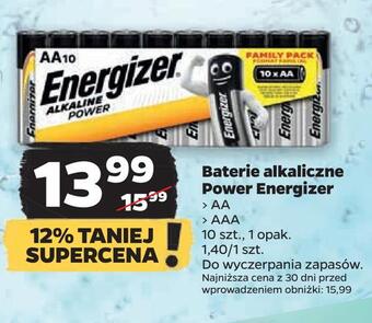 Netto Baterie alkaliczne power energizer oferta
