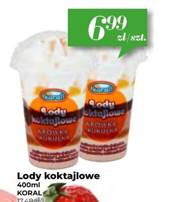 Społem Lody koral oferta