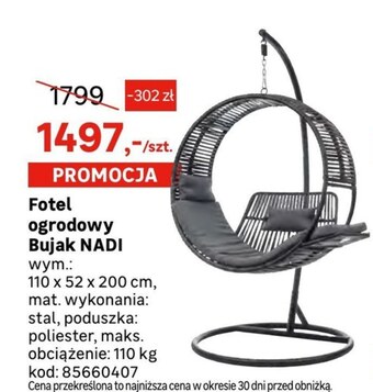 Leroy Merlin Fotel ogrodowy oferta