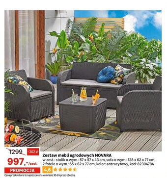 Leroy Merlin Zestaw mebli ogrodowych oferta