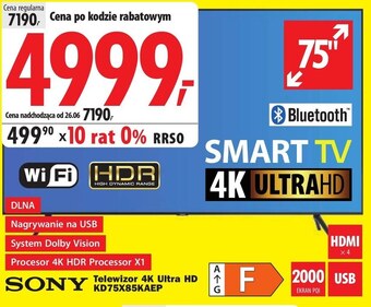 Media Expert Telewizor sony oferta