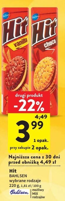Intermarche Ciastka czekoladowe hit oferta
