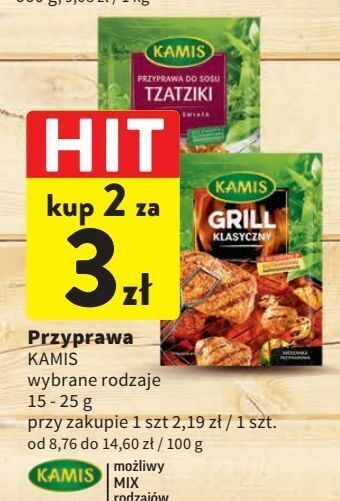 Intermarche Przyprawa grill klasyczny kamis grill oferta