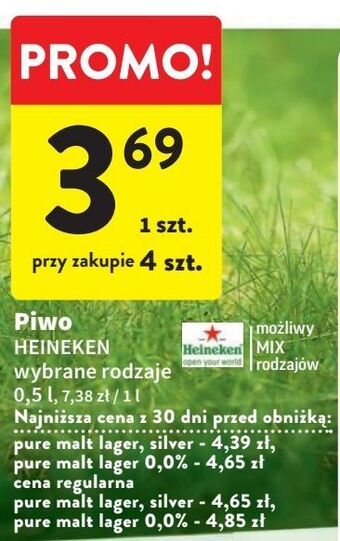 Intermarche Piwo heineken silver oferta