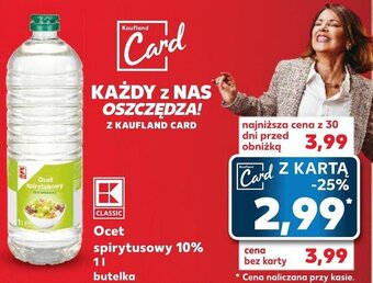 Kaufland Ocet spirytusowy 10% 1 L oferta