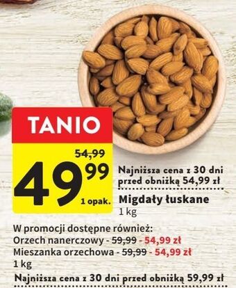 Intermarche Migdały łuskane oferta