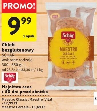 Intermarche Pieczywo wieloziarniste bezglutenowe maestro cereale schar oferta