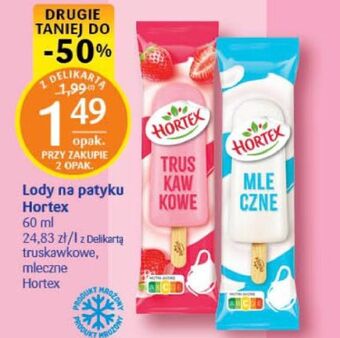 Delikatesy Centrum Lody na patyku hortex oferta