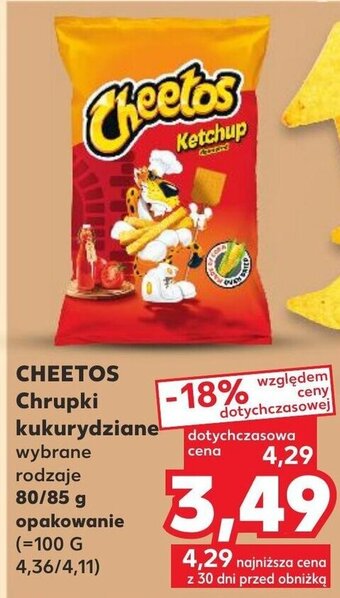 Kaufland CHEETOS Chrupki kukurydziane 80/85 g oferta