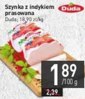 Stokrotka Szynka z indykiem prasowana Duda 100g oferta