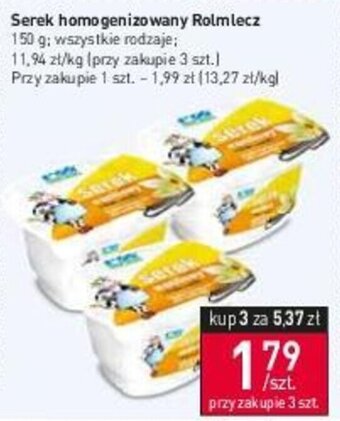 Stokrotka Serek homogenizowany Rolmlecz 150 g oferta