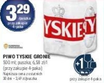 Stokrotka PIWO TYSKIE GRONIE 500ml oferta