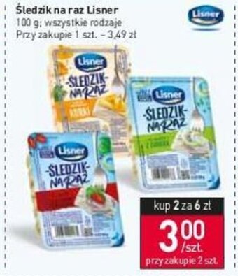 Stokrotka Śledzik na raz Lisner 100 g oferta