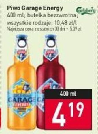 Stokrotka Piwo Garage Energy 400 ml oferta