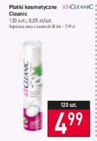 Stokrotka Płatki kosmetyczne CLEANIC 120 szt. oferta