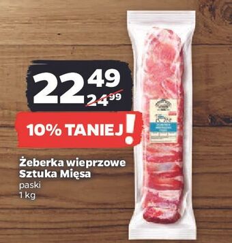 Netto Żeberka wieprzowe sztuka mięsa netto oferta