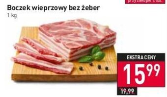 Stokrotka Boczek wieprzowy bez żeber 1kg oferta