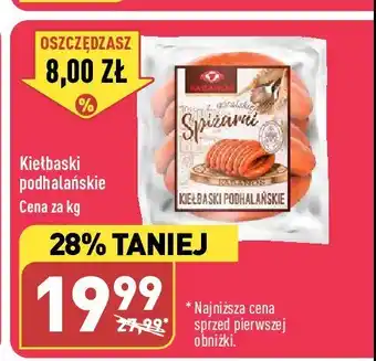 ALDI Kiełbasa podhalańska oferta