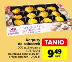 Kaufland Korpusy do babeczek oferta