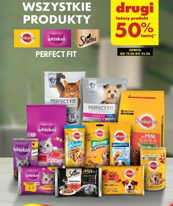 Biedronka WSZYSTKIE PRODUKTY Pedigree whiskas Sheba PERFECT FIT oferta