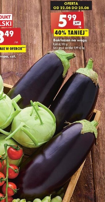 Biedronka Bakłażan 1kg oferta