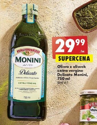Biedronka Oliwa z oliwek extra vergine Delicato Monini, 750 ml oferta
