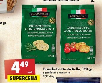 Biedronka Bruschette Gusto Bello, 120 g oferta