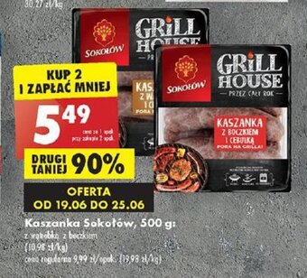 Biedronka Kaszanka Sokołów, 500 g oferta