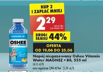 Biedronka Napój niegazowany Oshee Vitamin Water MAGNEZ + B6, 555 ml oferta