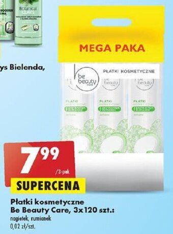 Biedronka Płatki kosmetyczne Be Beauty Care, 3x120 szt. oferta