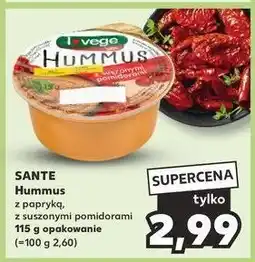 Hummus z suszonymi pomidorami