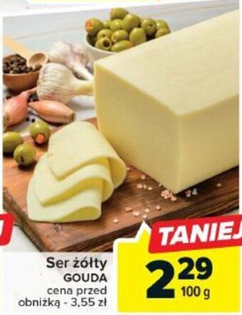 Carrefour Market Ser żółty GOUDA 100g oferta