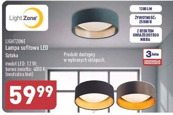 ALDI Lampa sufitowa led lightzone oferta