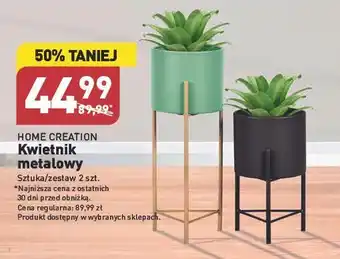 ALDI Kwietnik metalowy 23 x 60 cm home creation oferta