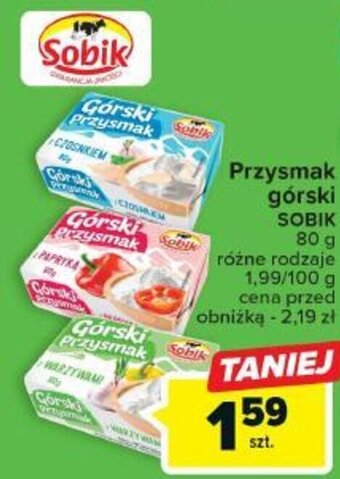 Carrefour Market Przysmak górski SOBIK 80g oferta
