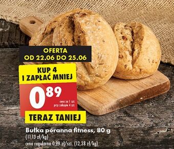 Biedronka Bułka poranna fitness oferta