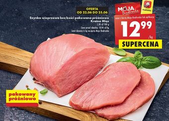 Biedronka Szynka wieprzowa bez kości kraina mięs oferta